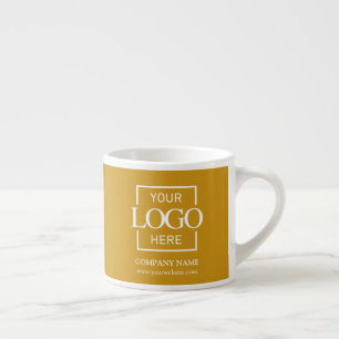 Modernes einfaches personalisiertes Firmen-Brandin Espressotasse