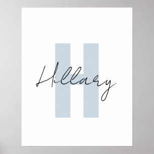 Modernes, einfaches Personalisiertes Poster