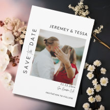 Modernes, einfaches Schwarz-Weiß-Foto