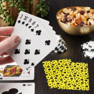 Modernes, einfaches Schwarzes Nadelmuster Spielkarten