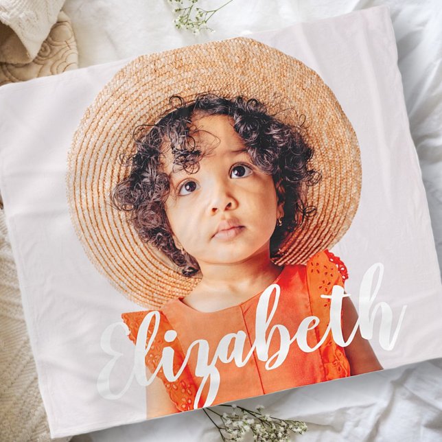 Modernes, einfaches Skript, das Ihren Namen und Ih Fleecedecke (Von Creator hochgeladen)