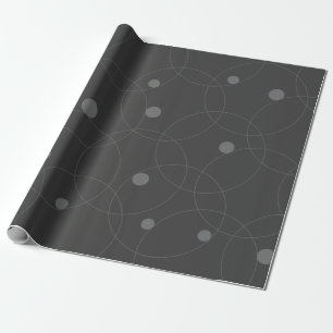 Modernes, einfaches, spielerisches, lustiges Kreis Geschenkpapier