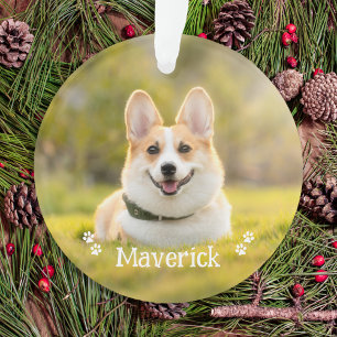 Modernes, einfaches, stilvolles Personalisiertes D Ornament