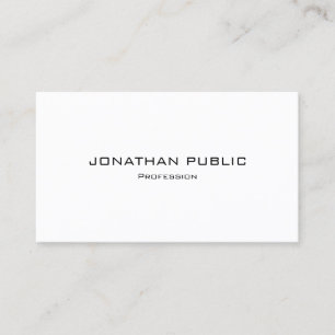 Modernes Einfaches Template Beruflich Semi Gloss Visitenkarte