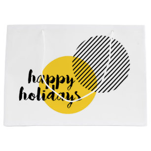Modernes, einfaches, trendiges Design von "Happy H Große Geschenktüte