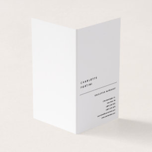 Modernes, einfaches trendy Minimalistisch Visitenkarten
