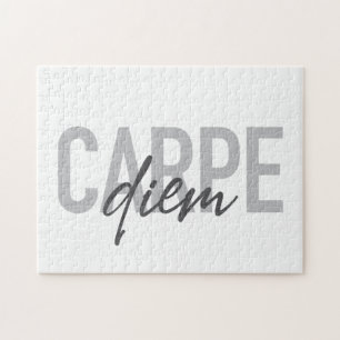 Modernes, einfaches, urbanes, cooles Design Carpe Puzzle