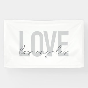 Modernes, einfaches, urbanes Design der Liebe Los  Banner