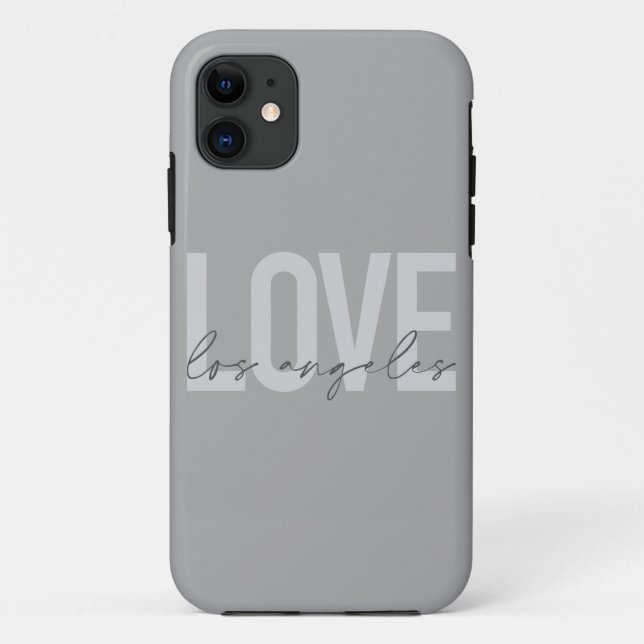 Modernes, einfaches, urbanes Design der Liebe Los  Case-Mate iPhone Hülle (Rückseite)