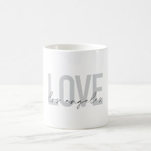 Modernes, einfaches, urbanes Design der Liebe Los  Kaffeetasse