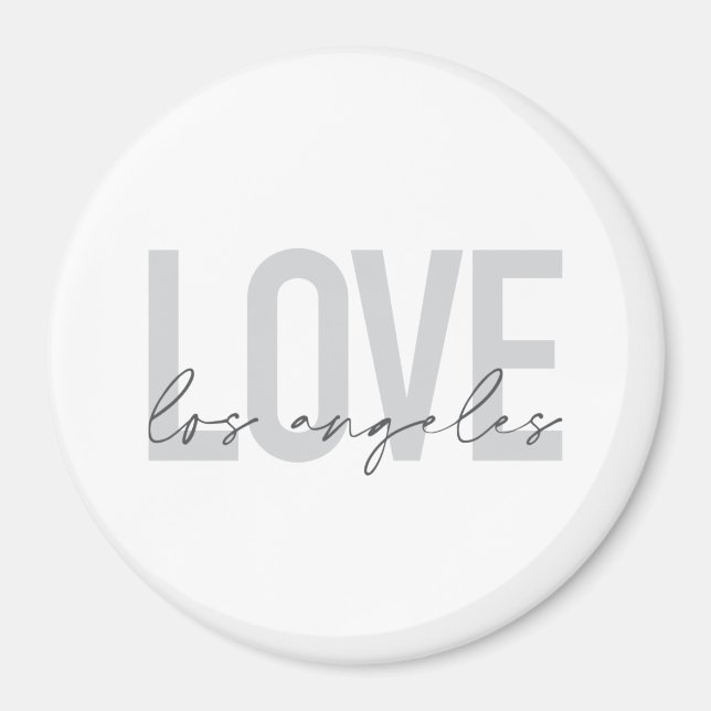 Modernes, einfaches, urbanes Design der Liebe Los  Magnet (Vorne)