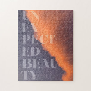 Modernes, einfaches, urbanes Design unerwartet Sch Puzzle