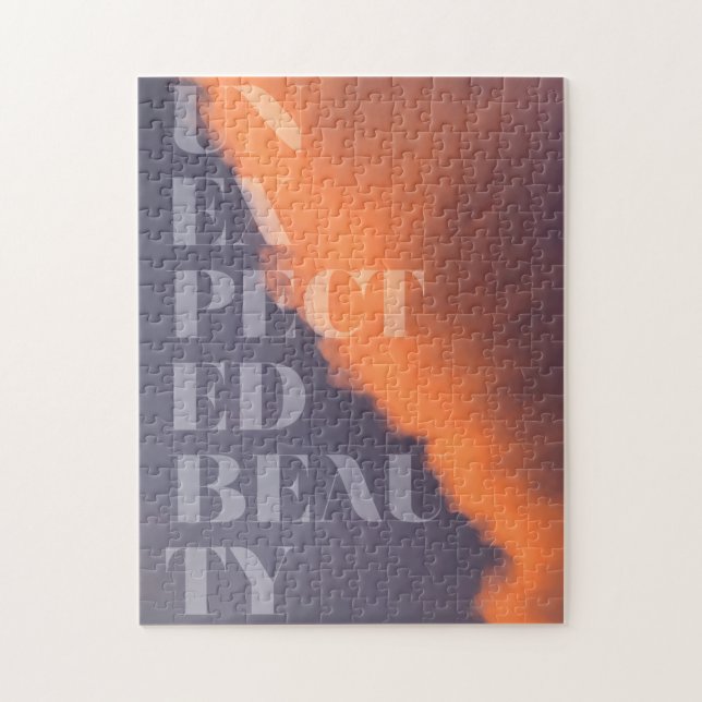 Modernes, einfaches, urbanes Design unerwartet Sch Puzzle (Vertikal)