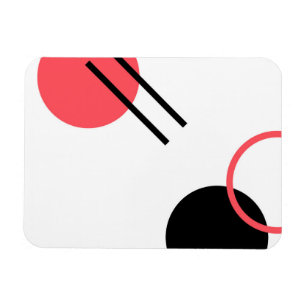 Modernes, einfaches, urbanes, trendiges geometrisc magnet