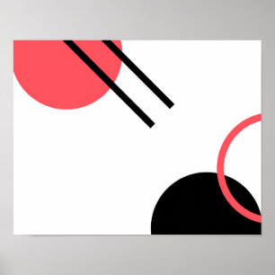 Modernes, einfaches, urbanes, trendiges geometrisc poster