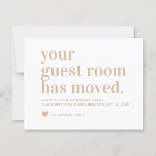 Modernes, einfaches Zimmer mit moderner Einrichtun Ankündigung