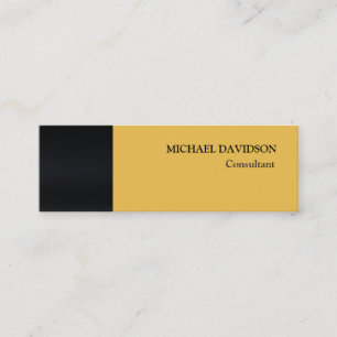 Modernes, einzigartiges Elegant Stilvoll Persönlic Mini Visitenkarte