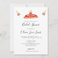 Modernes, einzigartiges Fiesta Sombrero Brautparty