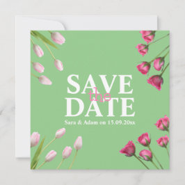 Modernes, einzigartiges Minimalistisches Save the Date
