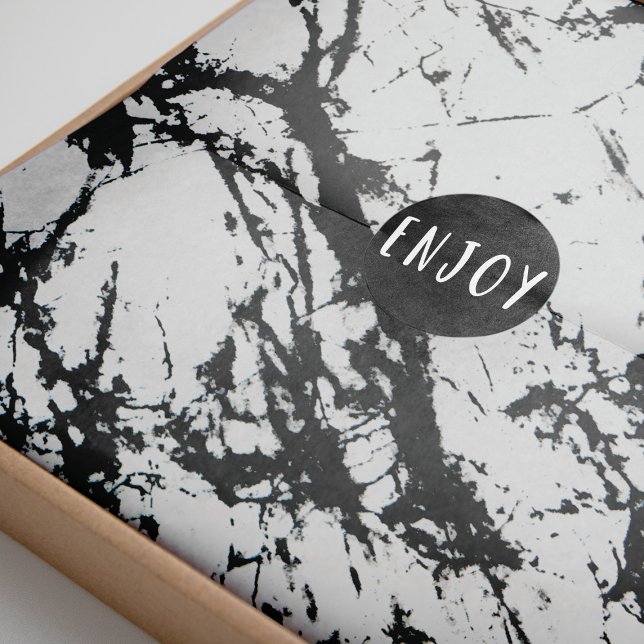 Modernes, einzigartiges Muster aus weißem, schwarz Seidenpapier (Von Creator hochgeladen)