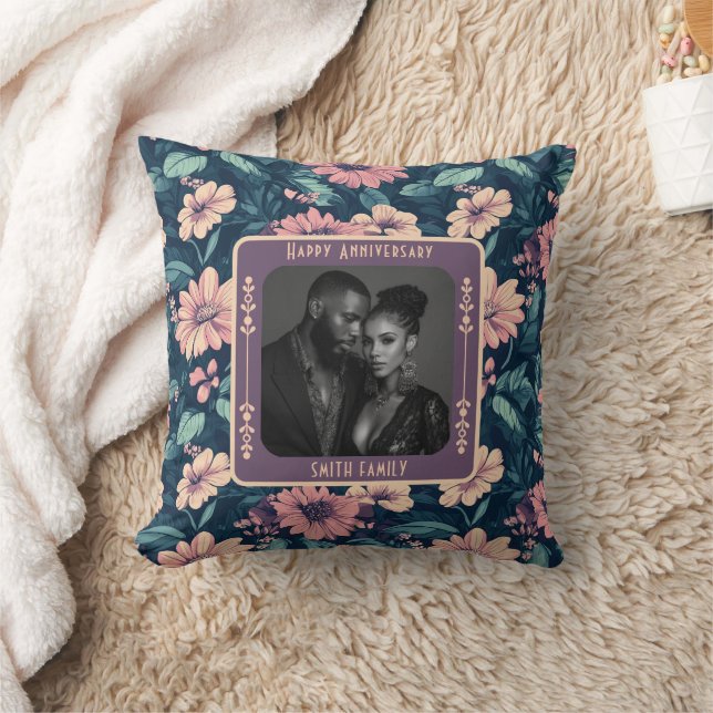 Modernes, einzigartiges WeddingThrow Kissen für Pa (Decke)