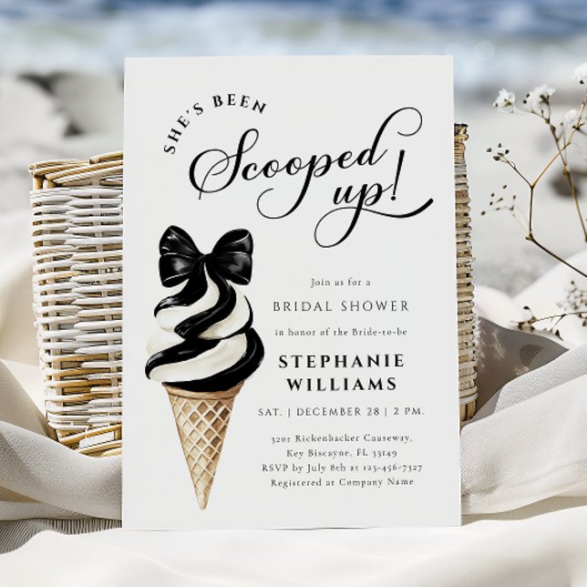 Modernes Eiscreme-Brautparty Einladung (Von Creator hochgeladen)