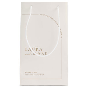 Modernes Elegant - Danke Hochzeit Kleine Geschenktüte