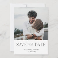Modernes Elegant Save the Date