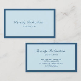 Modernes Elegante Luxe Minimalistisch Beruflich Bl Visitenkarte