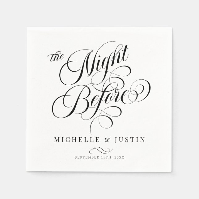 Modernes, elegantes Abendessen mit Minimalistische Serviette (Vorderseite)