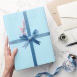 Modernes elegantes Baby Blue Solid Color Template  Geschenkpapier<br><div class="desc">Elegante Vorlage Best Crafts & Party Supplies Geschenkartikel / Baby Blue Solid Color Geschenkpapier.</div>