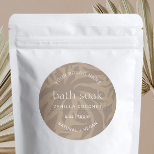 Modernes elegantes Bad & Body Produkt wasserdicht Etiketten