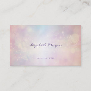 Modernes Elegantes Beruflich Bokeh Visitenkarte