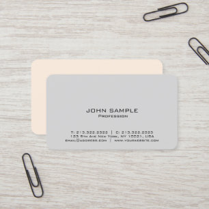 Modernes elegantes Berufliches, einfaches blaues D Visitenkarte