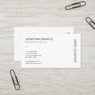 Modernes, elegantes, Berufliches Minimalistisches Visitenkarte