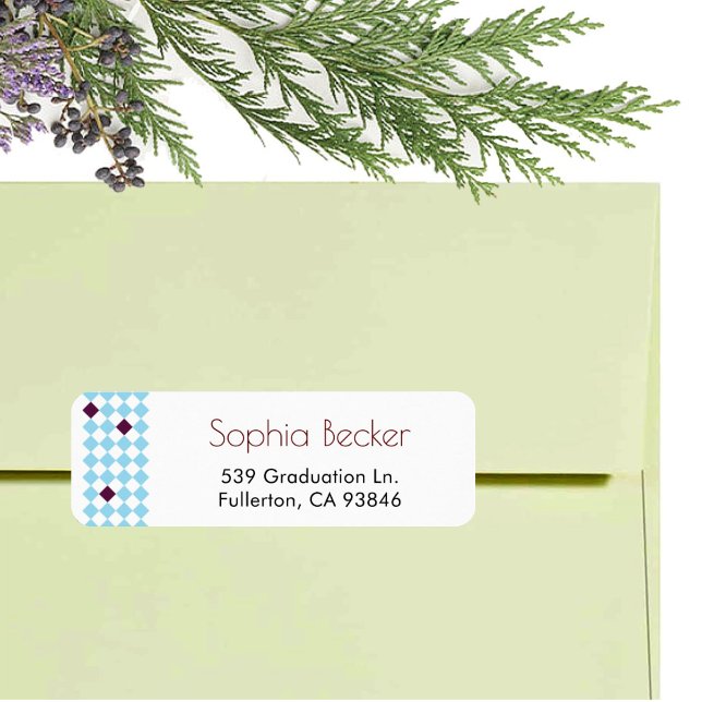 Modernes elegantes Blauer Graduiertenmuster (Von Creator hochgeladen)