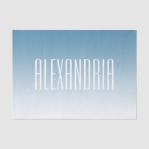 Modernes, elegantes Editierbares Text & Ombre Farb Seidenpapier