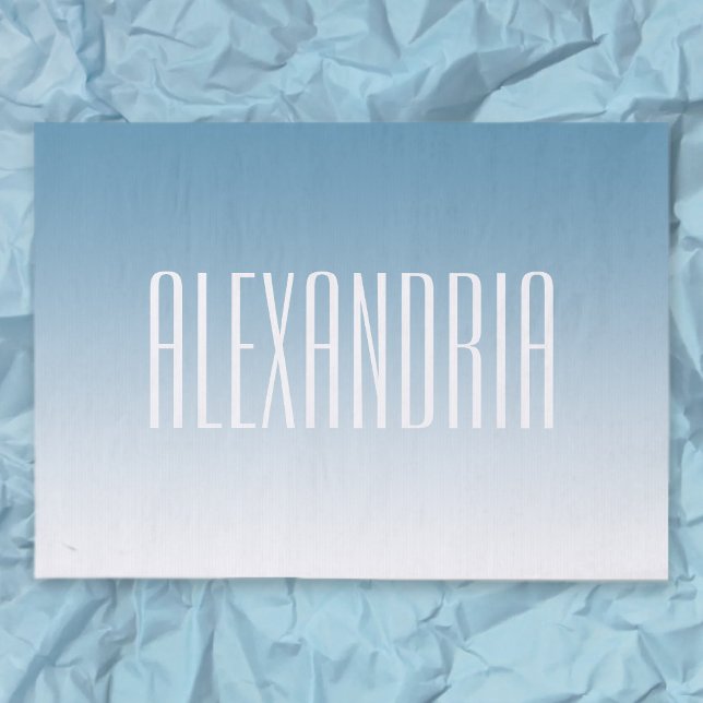 Modernes, elegantes Editierbares Text & Ombre Farb Seidenpapier (Von Creator hochgeladen)