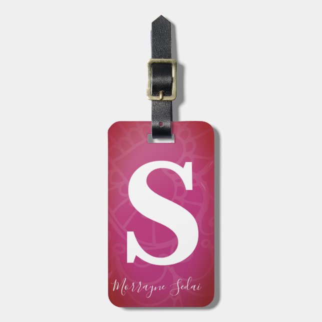 Modernes, elegantes, einfaches, schnelles, feines  gepäckanhänger (Vorderseite vertikal)