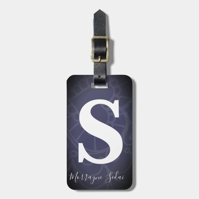 Modernes, elegantes, einfaches, schnelles, feines  gepäckanhänger (Vorderseite vertikal)