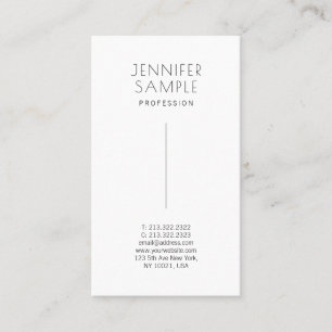 Modernes, elegantes, einfaches Unterschriftpapier  Visitenkarte