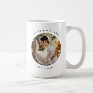 Modernes elegantes Foto für Hochzeiten und Hochzei Kaffeetasse