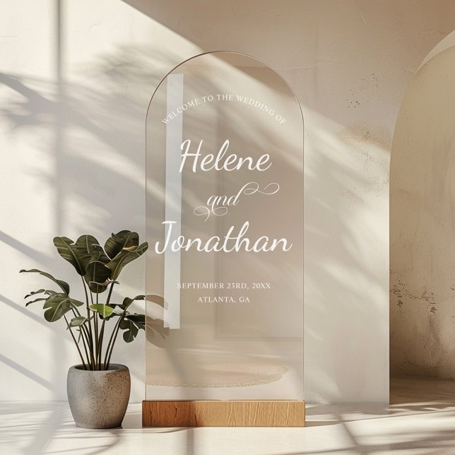 Modernes elegantes HochzeitsMirror Decal Willkomme Fensteraufkleber (Modern Elegant Wedding Mirror Decal Welcome Sign)