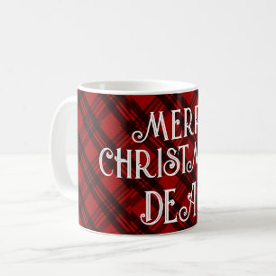 Modernes & elegantes Kariert Kaffeetasse
