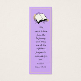 Modernes elegantes Lesezeichen der Bibel Verse