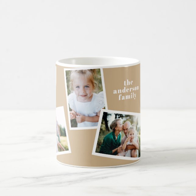 Modernes, elegantes Mehrfamilienhaus in Beige Kaffeetasse (Mittel)
