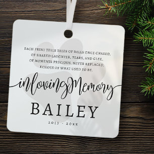 Modernes elegantes Memorial mit schlichtem Design Ornament Aus Metall