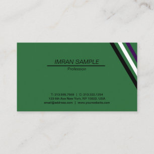 Modernes Elegantes Minimalistisches Design Trendig Visitenkarte