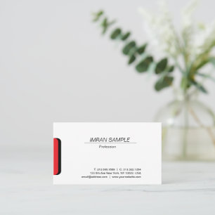 Modernes elegantes Minimalistisches Design Trendy Visitenkarte