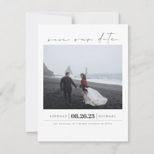Modernes elegantes, Minimalistisches Save the Date